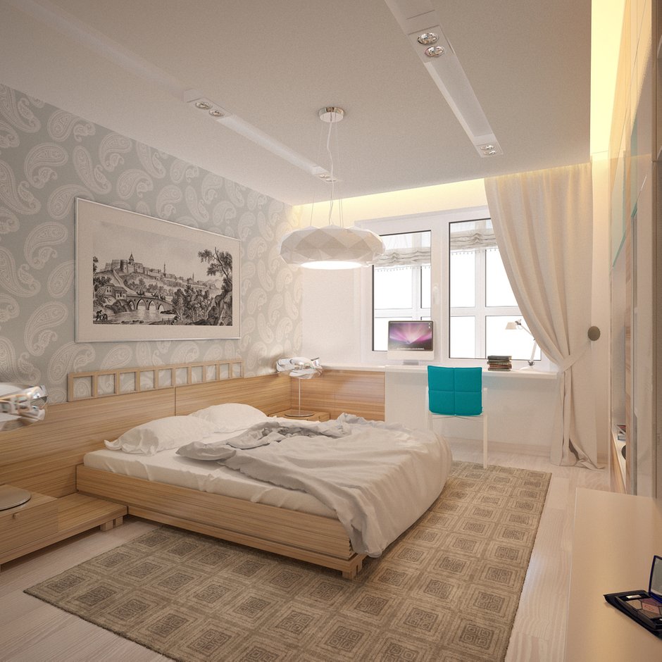 Фотография: Спальня в стиле Современный, Эклектика, Квартира, Проект недели – фото на INMYROOM