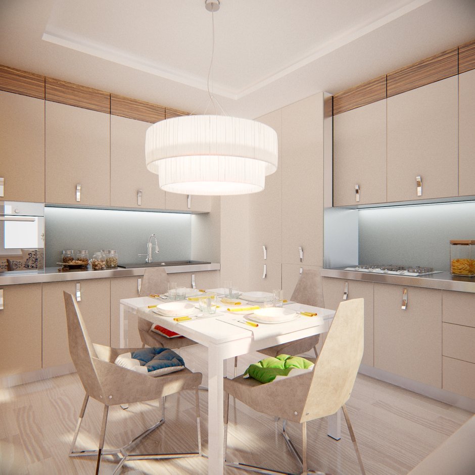 Фотография: Кухня и столовая в стиле Современный, Квартира, Проект недели – фото на INMYROOM