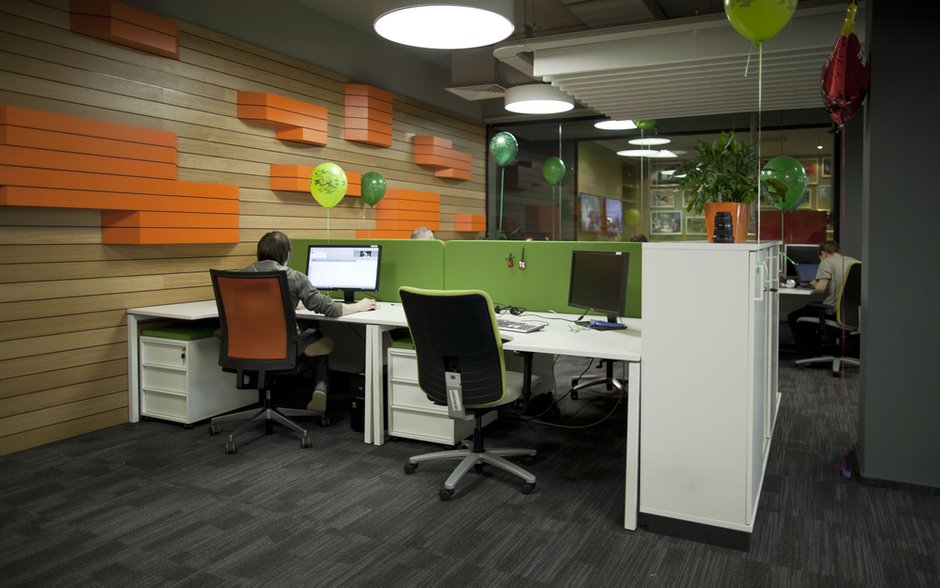 Фотография: Офис в стиле Современный, Офисное пространство – фото на INMYROOM