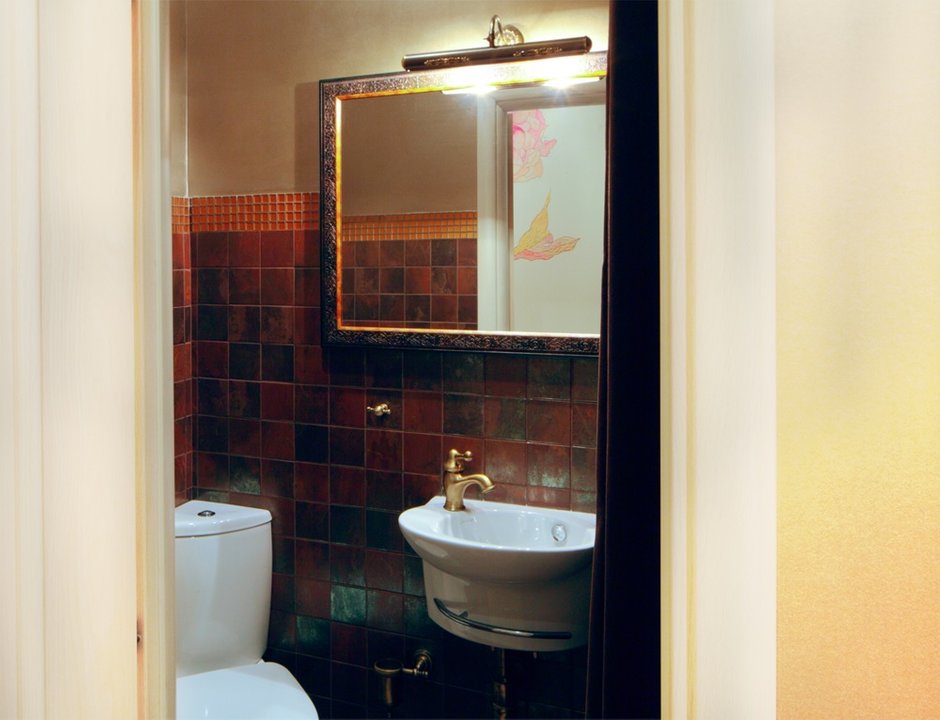 Фотография: Ванная в стиле Эклектика, Квартира, Дома и квартиры – фото на INMYROOM