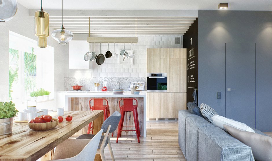 Фотография: Кухня и столовая в стиле Лофт, Дом, Дома и квартиры, IKEA, Проект недели – фото на INMYROOM