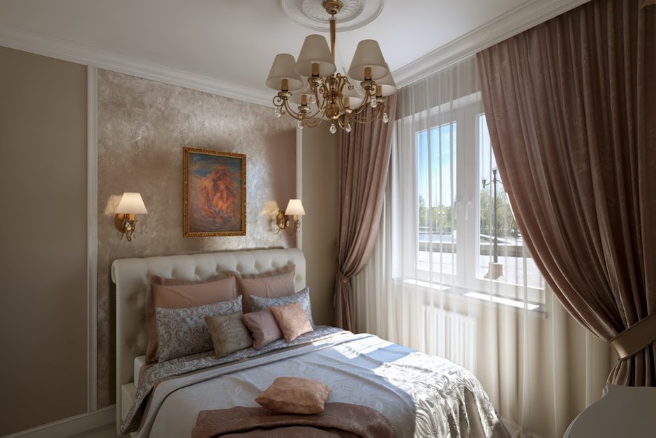 Фотография: Спальня в стиле Классический, Малогабаритная квартира, Дом, Дома и квартиры – фото на INMYROOM