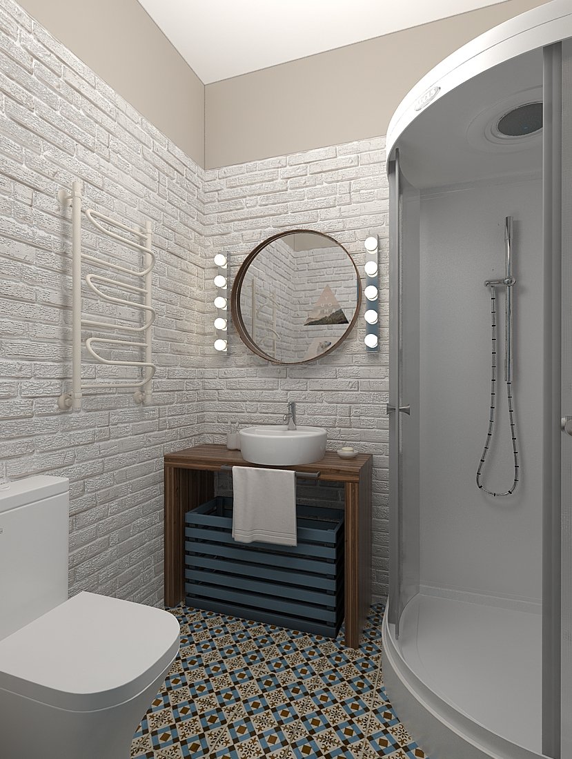 Фотография: Ванная в стиле Скандинавский, Квартира, Проект недели, Zi-Design Interiors – фото на INMYROOM