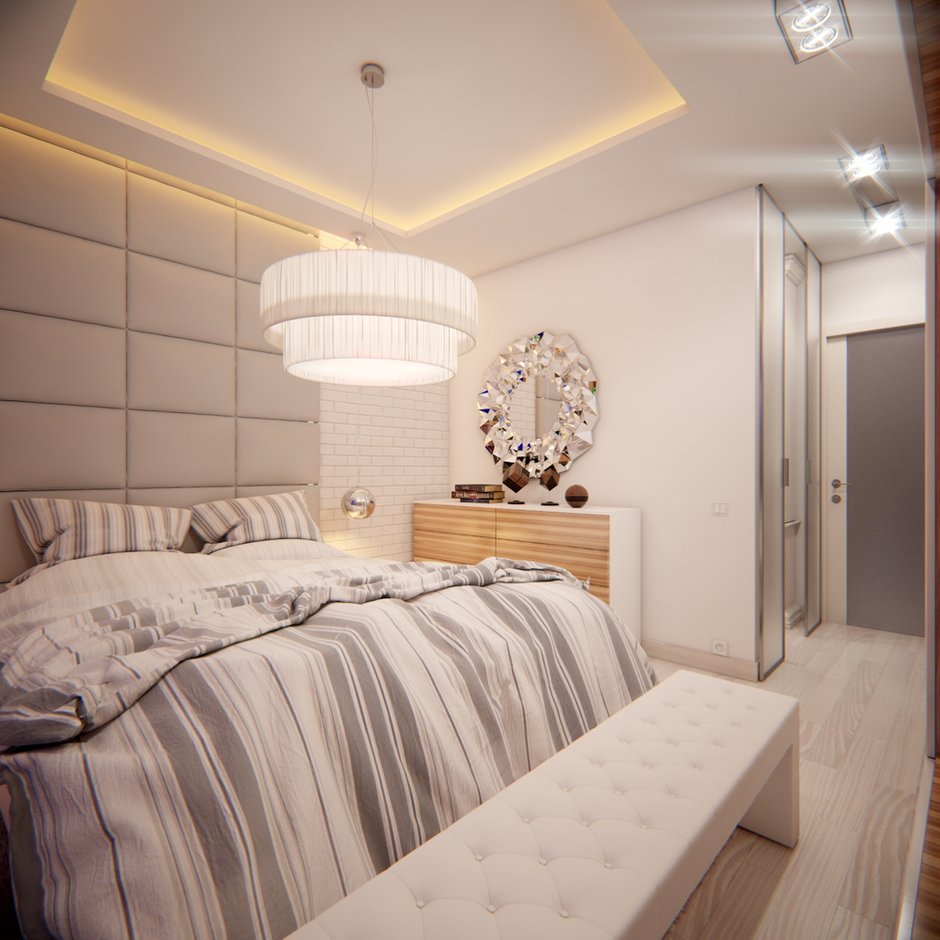 Фотография: Спальня в стиле Современный, Квартира, Проект недели – фото на INMYROOM