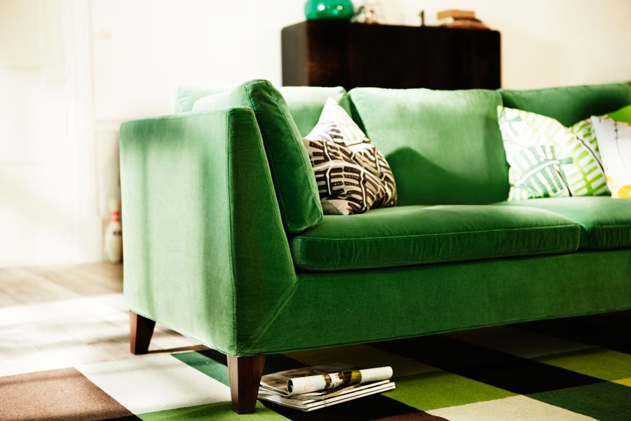Фотография: Мебель и свет в стиле Современный, Декор интерьера, Декор дома, Цвет в интерьере, IKEA, Зеленый, Желтый – фото на INMYROOM