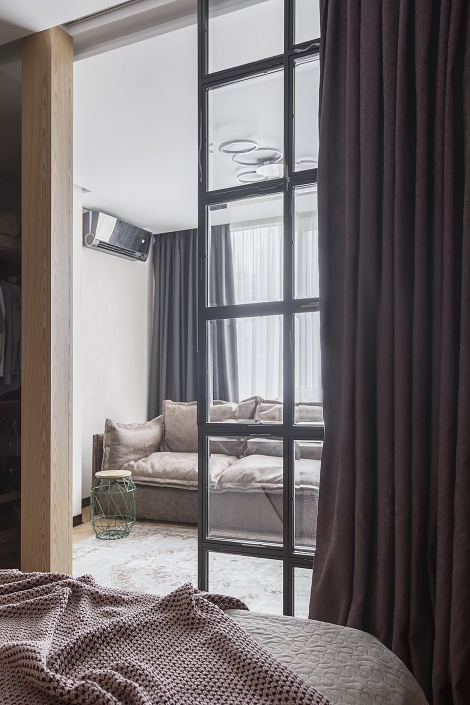 Фотография: Спальня в стиле Современный, Лофт, Студия, Проект недели, Мария Полянская – фото на INMYROOM