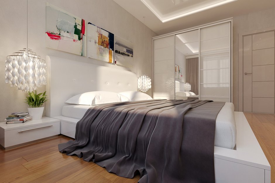 Фотография: Спальня в стиле Современный, Квартира, Дома и квартиры, Проект недели – фото на INMYROOM