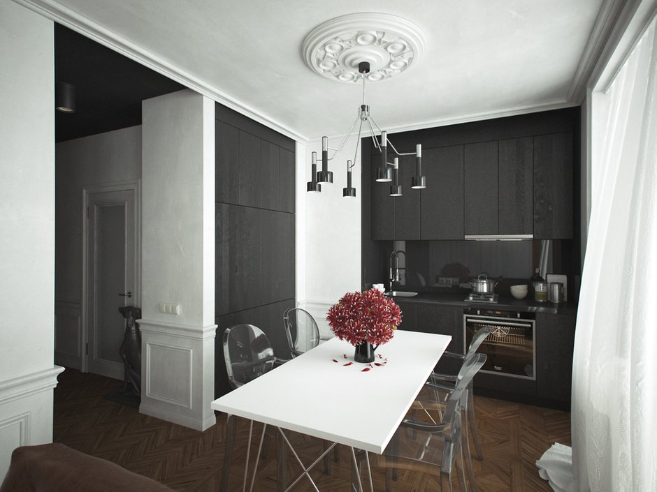 Фотография: Кухня и столовая в стиле Современный, Эклектика,  – фото на INMYROOM