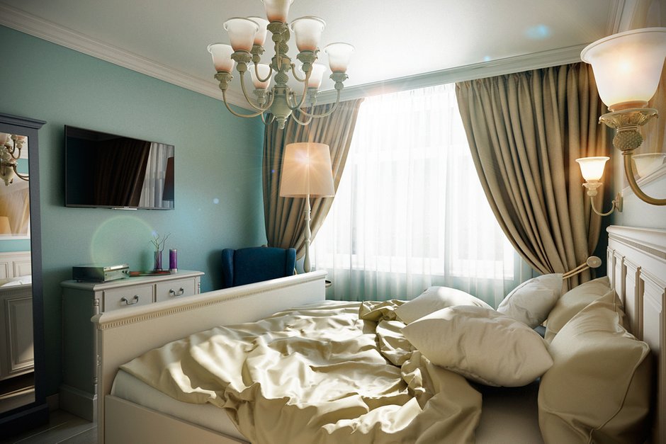 Фотография: Спальня в стиле Классический, Квартира, Дома и квартиры, Прованс, Проект недели, Москва – фото на INMYROOM